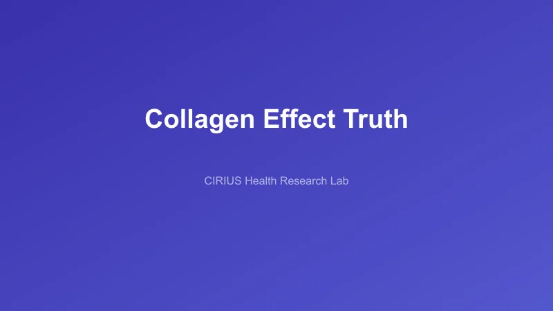 Collagen Effect Truth