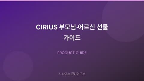 CIRIUS Parents and Elderly Gift Guide