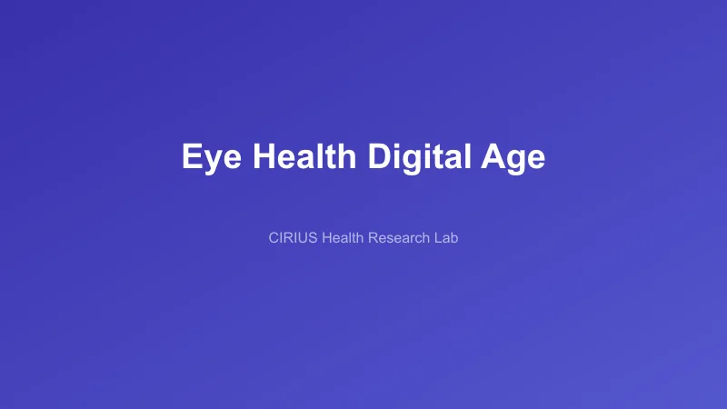 Eye Health Digital Age