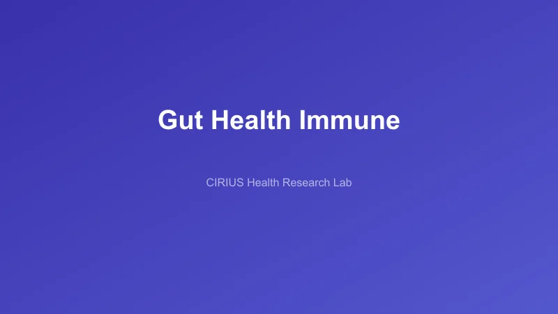 Gut Health Immune