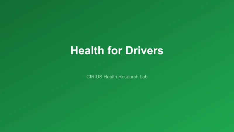 Health for Drivers