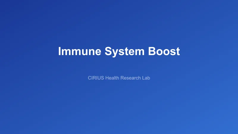 Immune System Boost