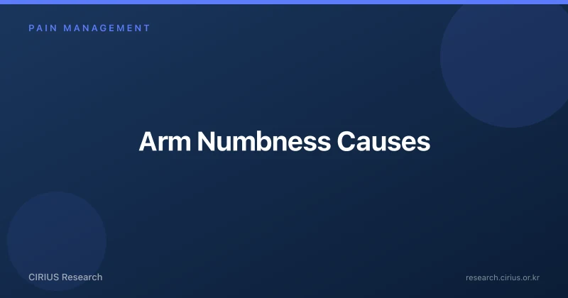 Arm Numbness Causes