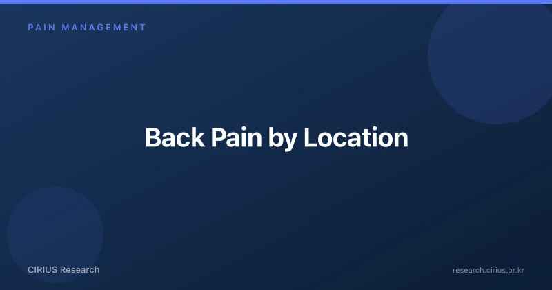 Back Pain by Location