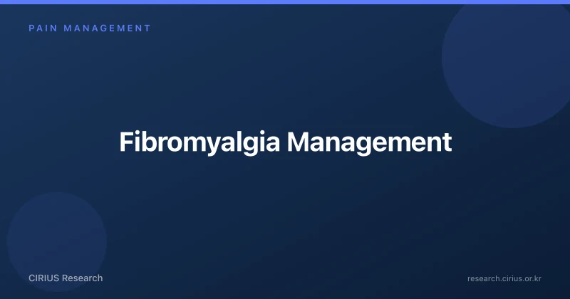 Fibromyalgia Management
