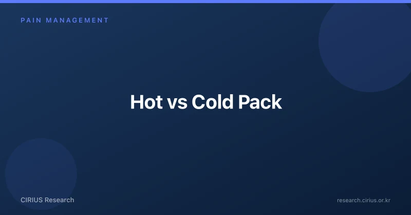Hot vs Cold Pack