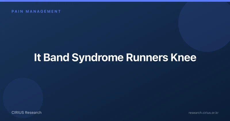 It Band Syndrome Runners Knee