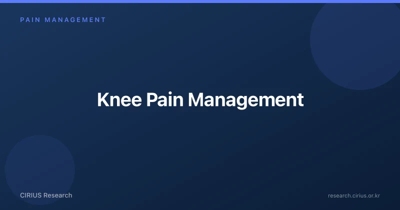 Knee Pain Management