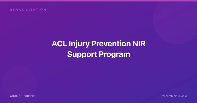 ACL Injury Prevention NIR Support Program