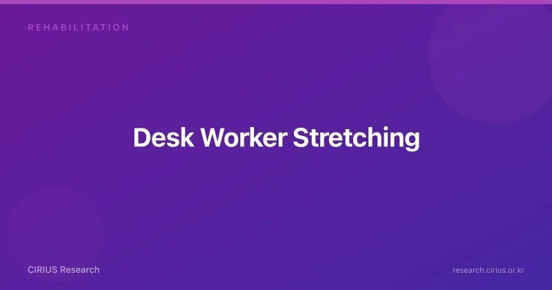 Desk Worker Stretching