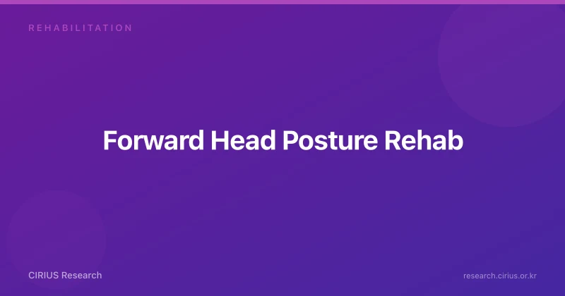 Forward Head Posture Rehab