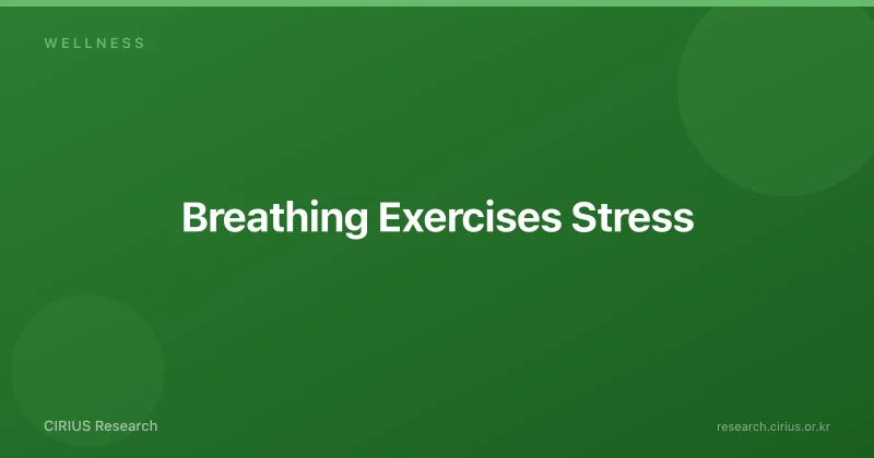 Breathing Exercises Stress