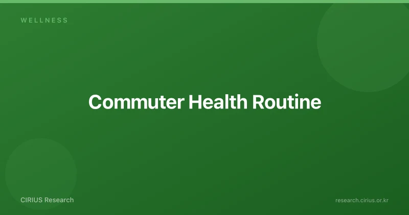 Commuter Health Routine