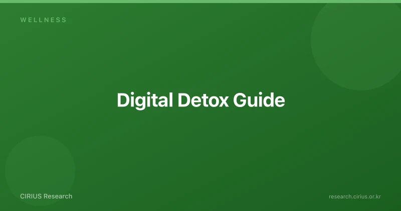 Digital Detox Guide